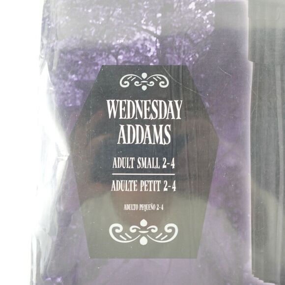 Wednesday Addams Nevermore Uniform Costume TV Series Adult Small 2-4 - Picture 8 of 10